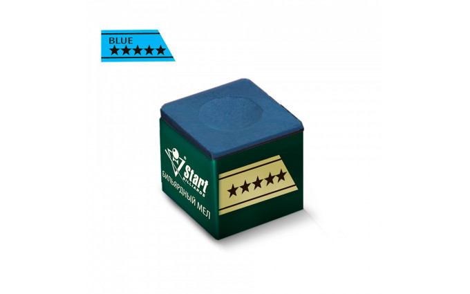 Мел Startbilliards 5 звезд синий (1шт) Мел Startbilliards 5 звезд синий (1шт)
